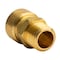 Quickfitting 3/8in Push-to-Connect x 3/8in MNPT Brass Male Straight Adapter Fitting LF802MR - alternate 3